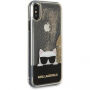 Karl Lagerfeld Choupette Sunglass pouzdro pro iPhone X - zlaté