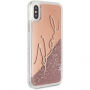 Karl Lagerfeld Signature pouzdro pro iPhone X - růžové