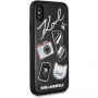 Karl Lagerfeld Pins pouzdro pro iPhone X - černé