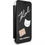 Karl Lagerfeld Pins Book pouzdro iPhone X - černé