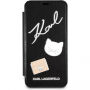 Karl Lagerfeld Pins Book pouzdro iPhone X - černé