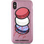 Karl Lagerfeld Paris Glitter pouzdro pro iPhone X - růžové