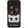 Karl Lagerfeld Original faceplate pouzdro pro iPhone X - černé