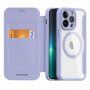 DUX DUCIS Skin X flipové pouzdro s MagSafe pro iPhone 13 Pro - fialové
