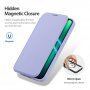 DUX DUCIS Skin X flipové pouzdro s MagSafe pro iPhone 13 Pro - fialové