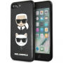 Karl Lagerfeld Karl and Choupette pouzdro pro iPhone 7 Plus / 8 Plus - černé