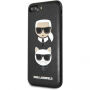 Karl Lagerfeld Karl and Choupette pouzdro pro iPhone 7 Plus / 8 Plus - černé