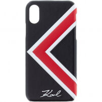 Karl Lagerfeld Graphic K pouzdro pro iPhone X - černé