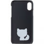 Karl Lagerfeld Graphic K pouzdro pro iPhone X - černé