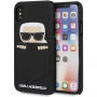 Karl Lagerfeld Sneaky Karl pouzdro pro iPhone X - černé