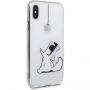 Karl Lagerfeld pouzdro pro iPhone X - čiré