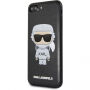Karl Lagerfeld Space Cosmonaut pouzdro pro iPhone 7 Plus / 8 Plus - černá