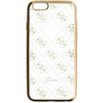 Guess měkké pouzdro pro iPhone 5 / SE (2016) / 5S - zlaté