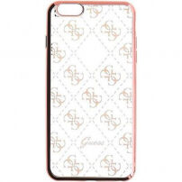 Guess měkké pouzdro pro iPhone SE (2016) / 5S - růžové