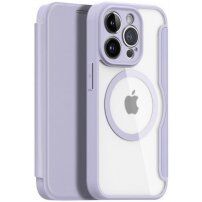 DUX DUCIS Skin X flipové pouzdro s MagSafe pro iPhone 13 Pro - fialové