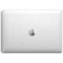 Matný transparentní kryt s vyklápěcím stojánkem pro MacBook Air 13" (A1932 / A2179 / A2337) - bílý