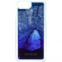 Guess Liquid Glitter kryt pro iPhone SE (2020/2022) / 8 / 7 - tmavě modrý