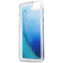 Guess Liquid Glitter kryt pro iPhone SE (2020/2022) / 8 / 7 - tmavě modrý