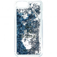 Guess Liquid Glitter kryt pro iPhone 6 Plus / 6S Plus / 7 Plus / 8 Plus - modrý