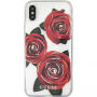 Guess Flower Desire pouzdro pro iPhone X - čiré
