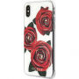 Guess Flower Desire pouzdro pro iPhone X - čiré