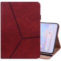 Pouzdro z PU kůže se stojánkem a prostorem na karty pro iPad Pro 12,9" (2018-2022) - červené