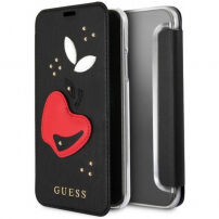 Guess Original book pouzdro pro iPhone X - černé