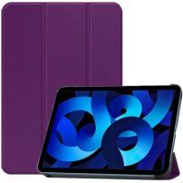 Pouzdro z PU kůže s funkcí uspání pro iPad 10,9" (2022) / 11" (2025) - fialové