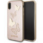Guess Studs and Sparkle kryt pro iPhone X - růžovozlatý