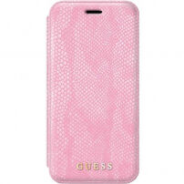 Guess Python Book pouzdro pro iPhone X - růžové