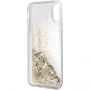 Guess Liquid Glitter pouzdro pro iPhone X - zlaté
