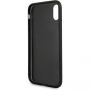 BMW Hexagon Hard kožené pouzdro pro iPhone X - černé