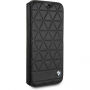BMW Hexagon Book kožené pouzdro pro iPhone X - černé