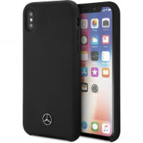 Mercedes Lining silikonové pouzdro pro iPhone X - černá