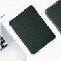 MUTURAL pouzdro s origami stojánkem a prostorem na Apple Pencil pro iPad 10,9" (2022) / 11" (2025) - tmavě zelené