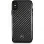 Mercedes Hard case Dynamic Carbon kryt pro iPhone X - černá