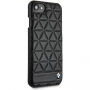 BMW Hexagon kožené pouzdro pro iPhone SE (2020/2022) / 8 / 7 - černé