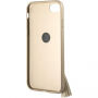 Guess Saffiano Ring pouzdro pro iPhone SE (2020/2022) / 8 / 7 - béžové
