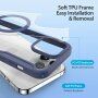DUX DUCIS Skin X flipové pouzdro s MagSafe pro iPhone 15 Pro Max - tmavě modré