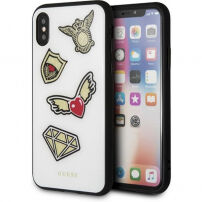 Guess Iconic pouzdro pro iPhone X - bílé