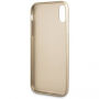 Guess Saffiano Butterfly kryt pro iPhone X - růžovozlatý