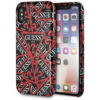 Guess Triangle Over kryt pro iPhone X - černý