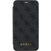Guess Charms Book 4G pouzdro pro iPhone X - šedé
