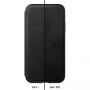Nomad Folio Leather case pouzdro pro Apple iPhone XS / X - černé