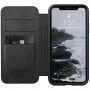 Nomad Folio Leather Tri-Fold pouzdro pro Apple iPhone XS / X - hnědé