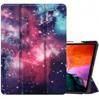 Pouzdro s prostorem na Apple Pencil a funkcí uspání pro iPad Pro 12,9" (2018-2022) - mlhovina