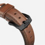 Nomad Horween Traditional kožený řemínek pro Apple Watch Ultra 49mm / 46mm / 45mm / 44mm / 42mm - černé zapínání