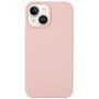 Silikonový kryt pro iPhone 15 Plus - pískově růžový