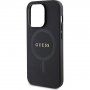 Guess Saffiano kryt s MagSafe pro iPhone 15 Pro - černý