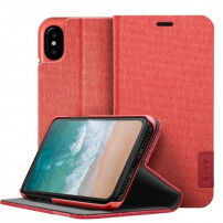 LAUT Apex Knit pouzdro pro iPhone X - červená